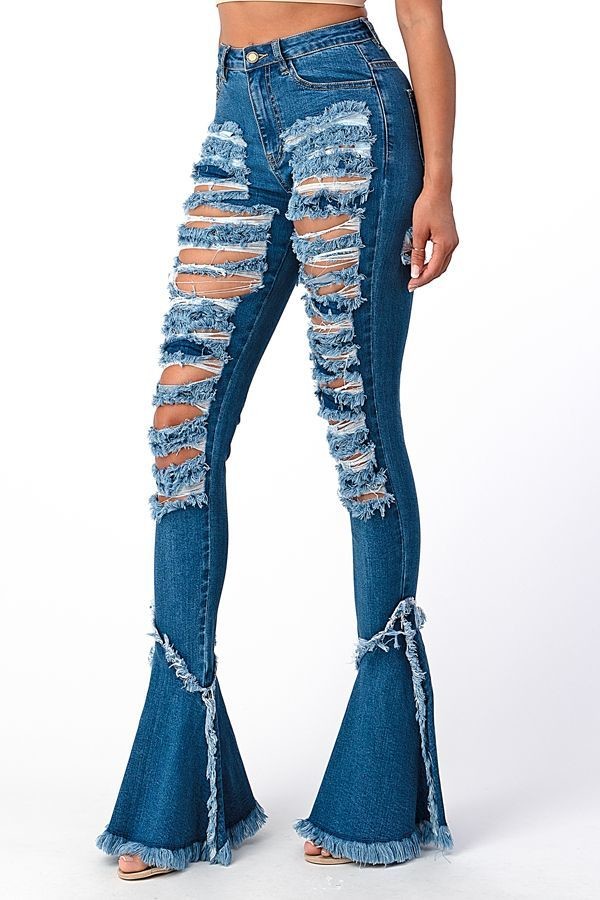 Denim Bell Flare Fashion Jeans