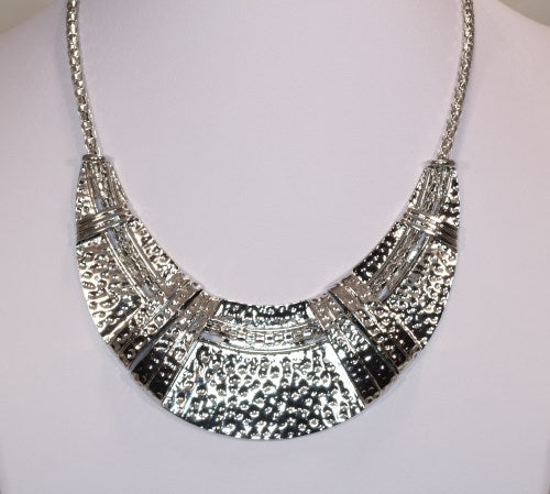 Aztec Style Necklace (Silver)